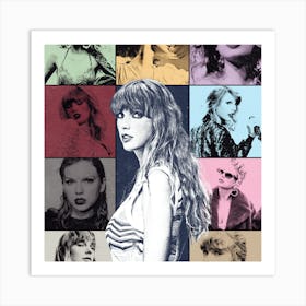 Taylor Swift Pop Art Art Print