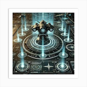 Stormhammer Cruiser Targeting System Iron Commonwealth Art Print