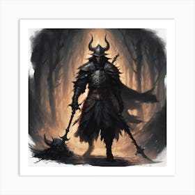 Dark Elf Art Print