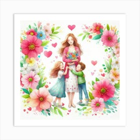 Mother's Day Gift Idea Mom's Love Art Print