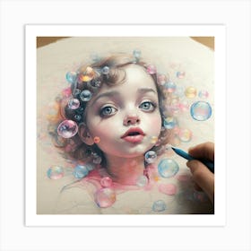 Soap Bubbles Art Print