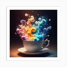 Tea Art 324 Art Print