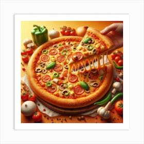 Pizza62 Art Print