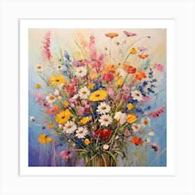 Flowers In A Vase 12 Art Print