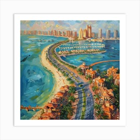 Dubai Cityscape 1 Art Print