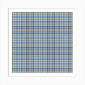 Plaid Fabric 52 Art Print