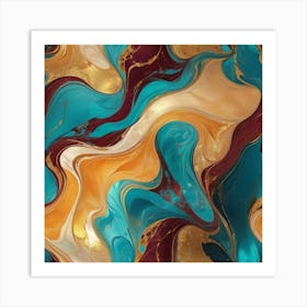 Abstract Painting 4 Art Print