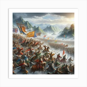 Battle Of The Armies 1 Art Print