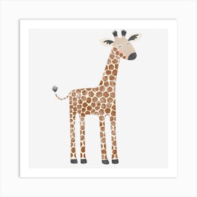 Baby Giraffe Art Print