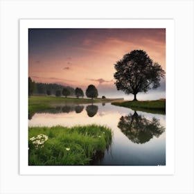 Peaceful Landscapes Photo (32) Art Print