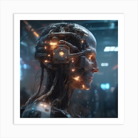 Cyborg 105 Art Print