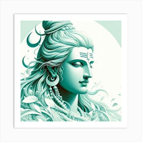 Lord Shiva 25 Art Print