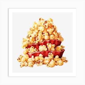 Popcorn In A Bowl 5 Art Print