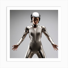 Futuristic Woman 40 Art Print