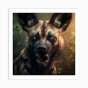 Hyena 4 Art Print