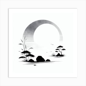 Asian Landscape 1 Art Print