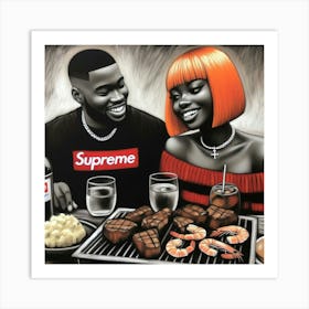 Supreme Couple 5 Art Print
