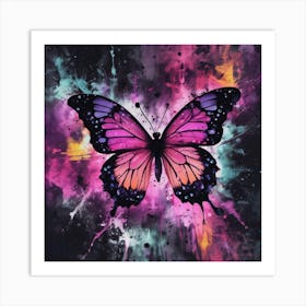 Butterfly Painting 334 Art Print