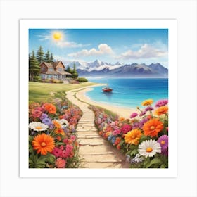 Path To The Beach Art Print