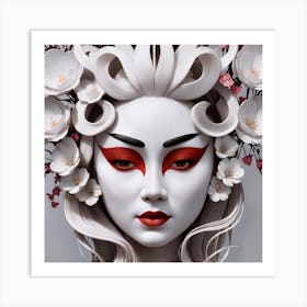 Kabuki rennaisance Art Print