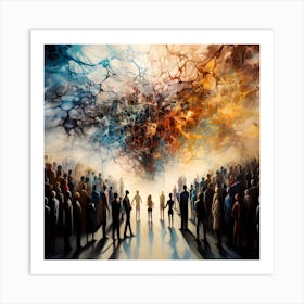 'The Crowd' Art Print