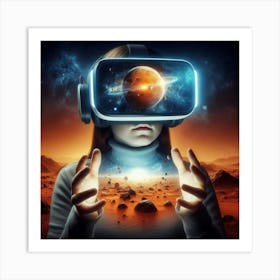 Vr Headset 6 Art Print