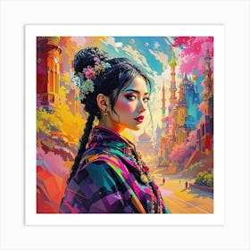 Chinese Woman Art Print