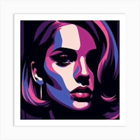 Portrait Of A Woman 18 Art Print