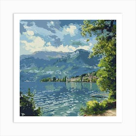 Lake Como Art Print