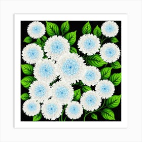 Chrysanthemums 36 Art Print