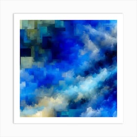 Abstract Clouds 3 Art Print