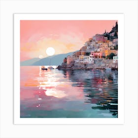 Cliffside Whispers Art Print