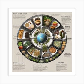 World'S Plate Art Print