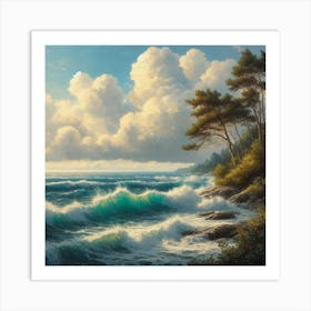 Stormy Sea Art Print