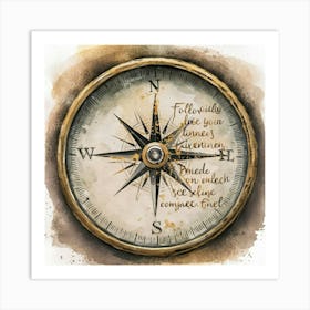 Compass 9 Art Print