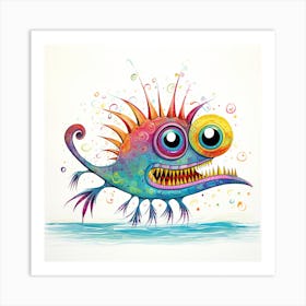 Monster Fish Art Print