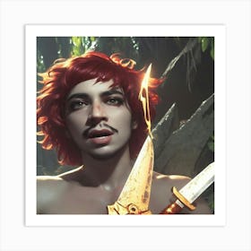 Guy With Red Hair Art Print