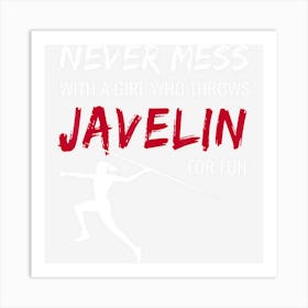 Funny Javelin Javelin Coach Sports Gift Art Print