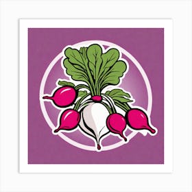 Radish 44 Art Print