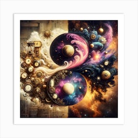 Yin Yang Art 4 Art Print