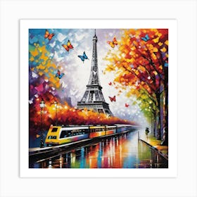 Paris Eiffel Tower 107 Art Print