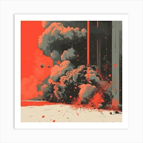 Explosion In The Sky Art Print