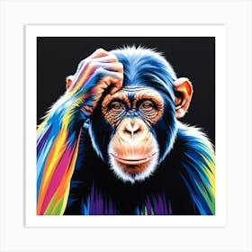 Chimpanzee 10 Art Print