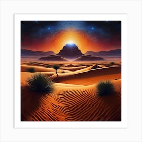 Desert Landscape 68 Art Print