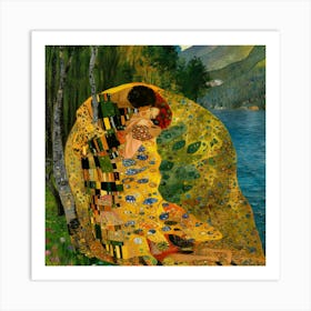 On Lake Attersee, Gustav Klimt 27 Art Print