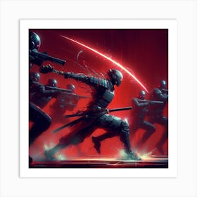 Star Wars Samurai Art Print