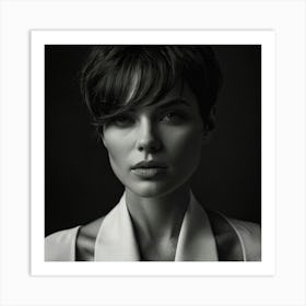 Portrait Of A Young Woman Art Print