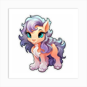 Pony Sticker Art Print