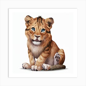 Lion Cub 1 Art Print