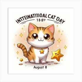 International Cat Day 3 Art Print